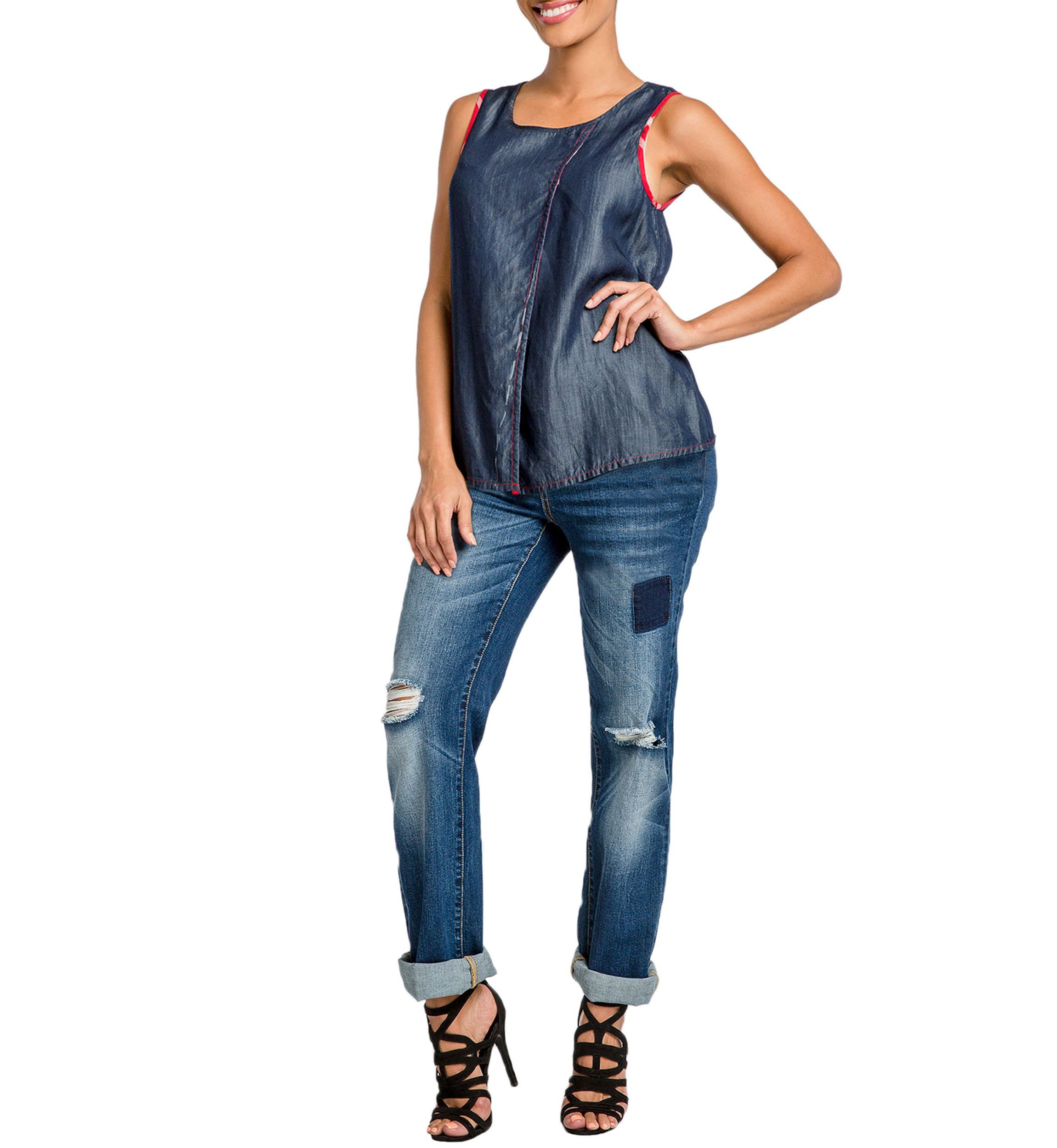 Destroyed Boyfriend Jeans