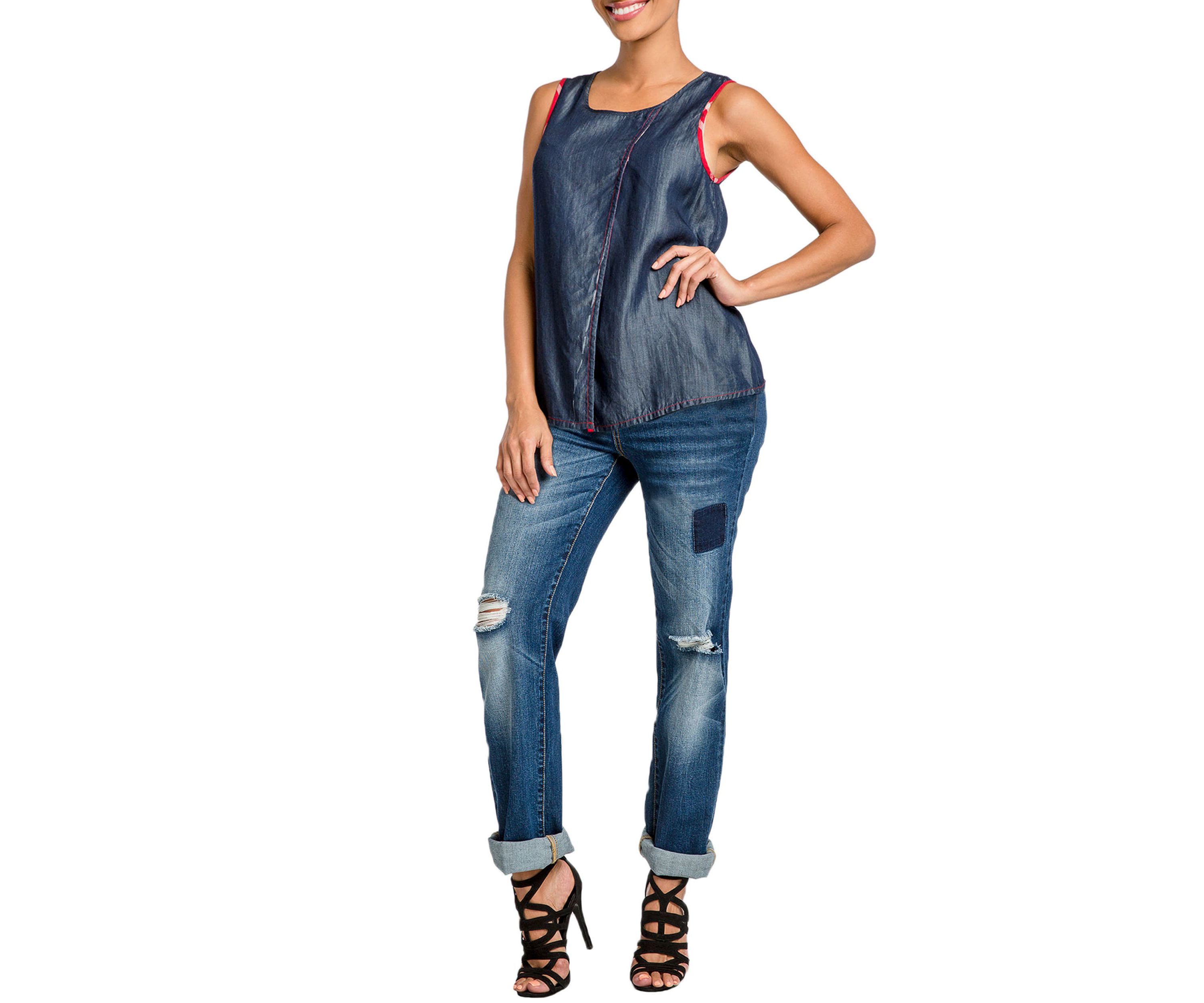 Destroyed Boyfriend Jeans