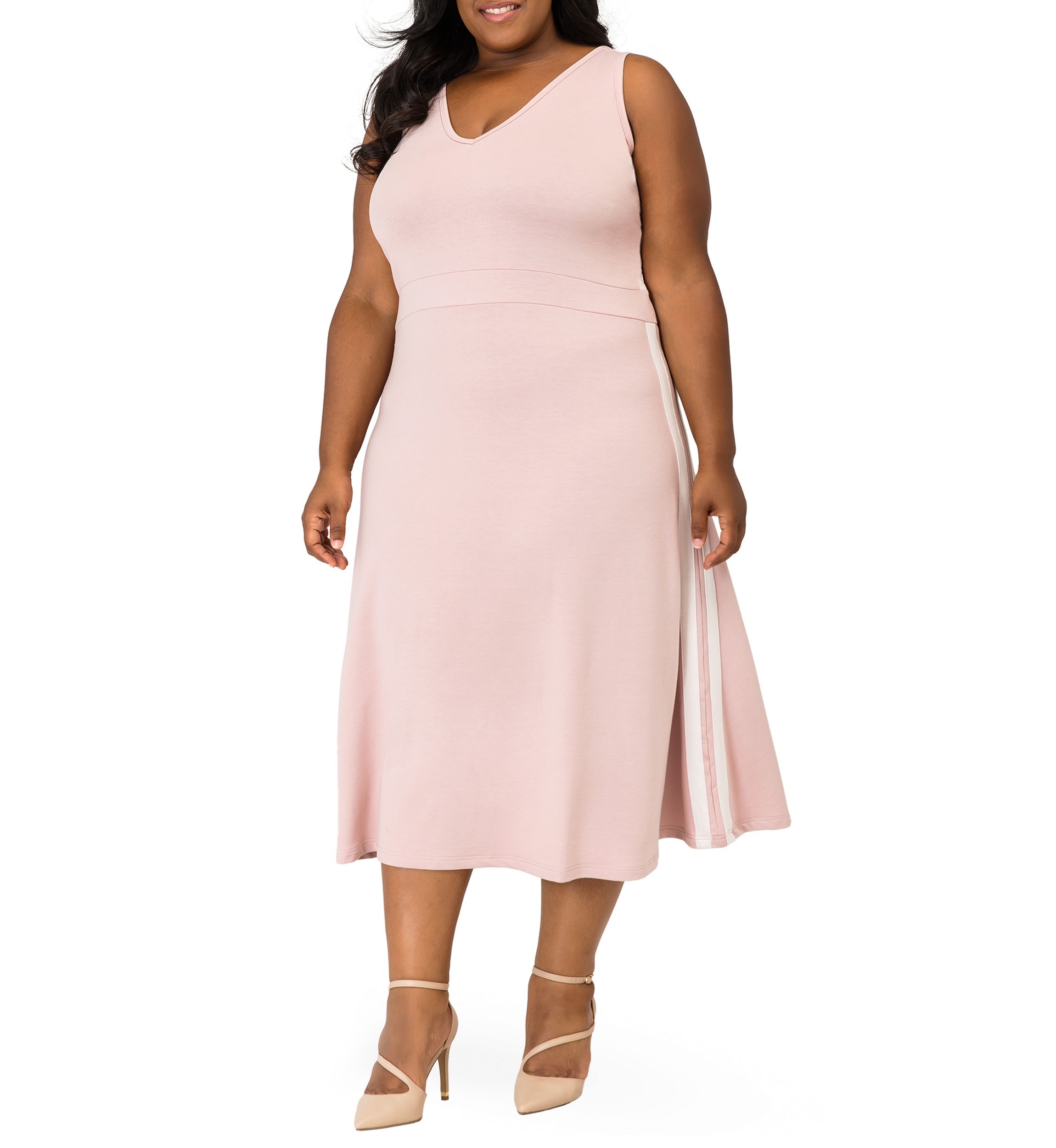 Plus Size Rina Midi A Line Dress