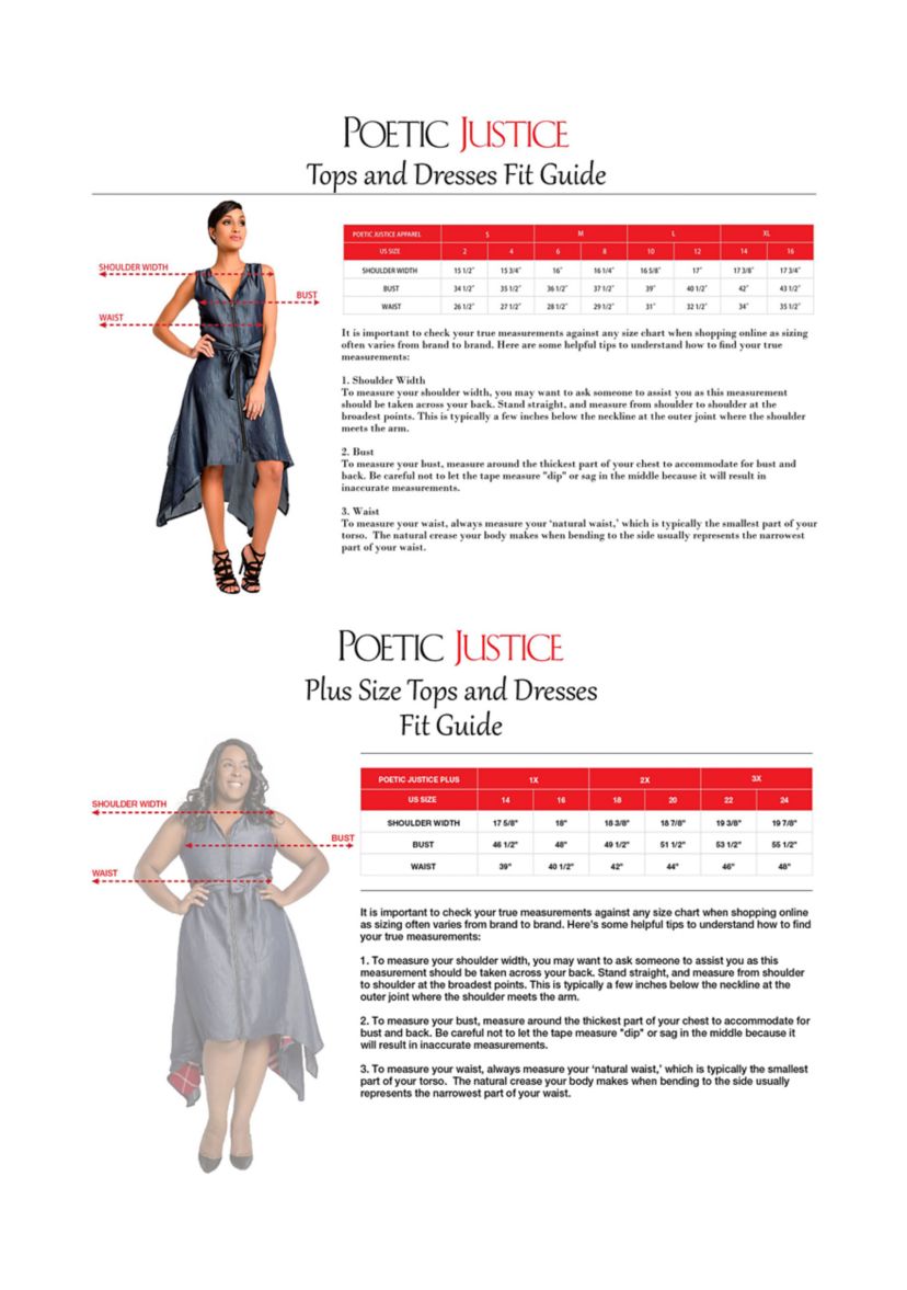 Poetic Justice Plus Size Mock Neck Lantern Sleeve Two Tone Peplum Tunic Top