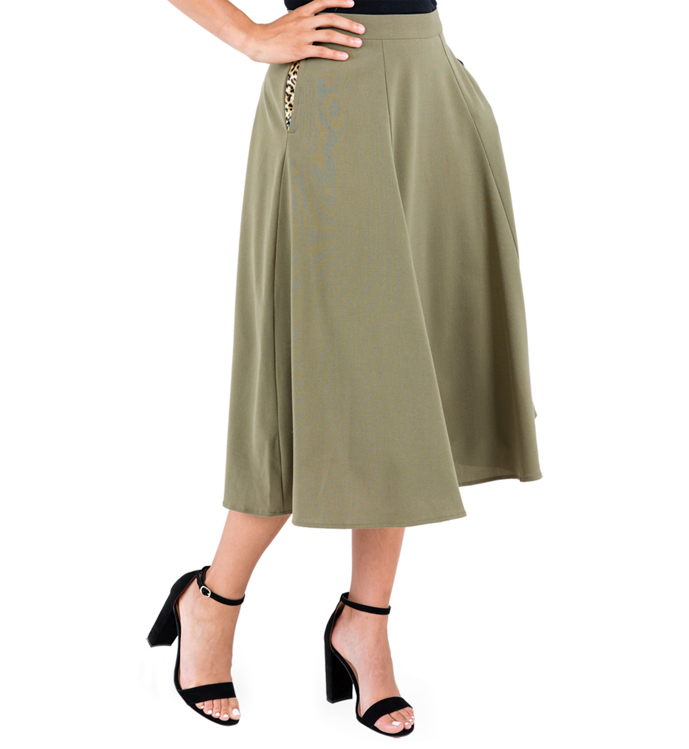 Mahoganie Suiting Skirt