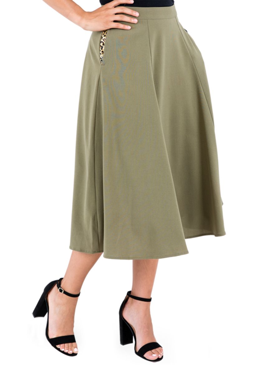 Mahoganie Suiting Skirt