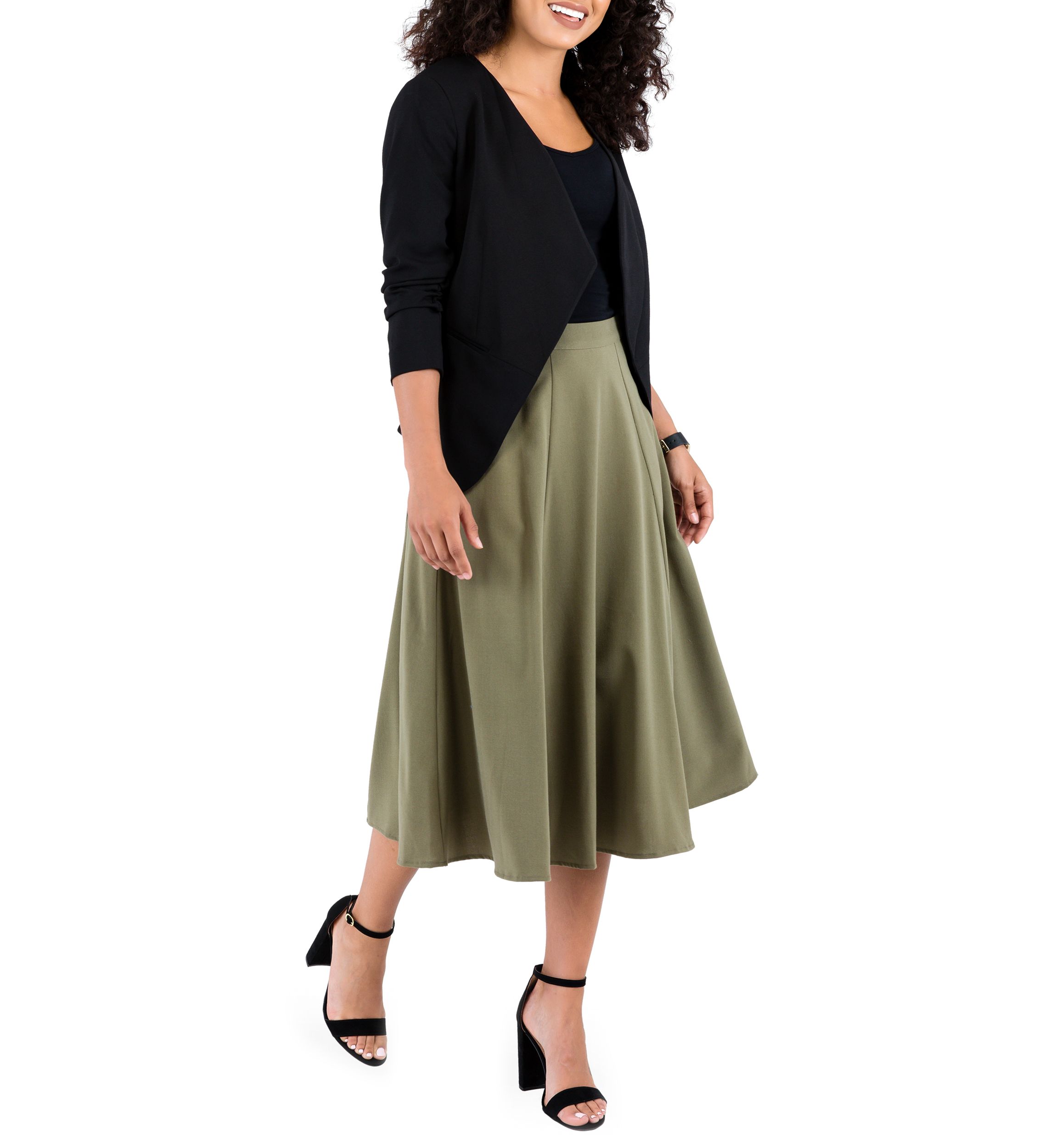 Mahoganie Suiting Skirt