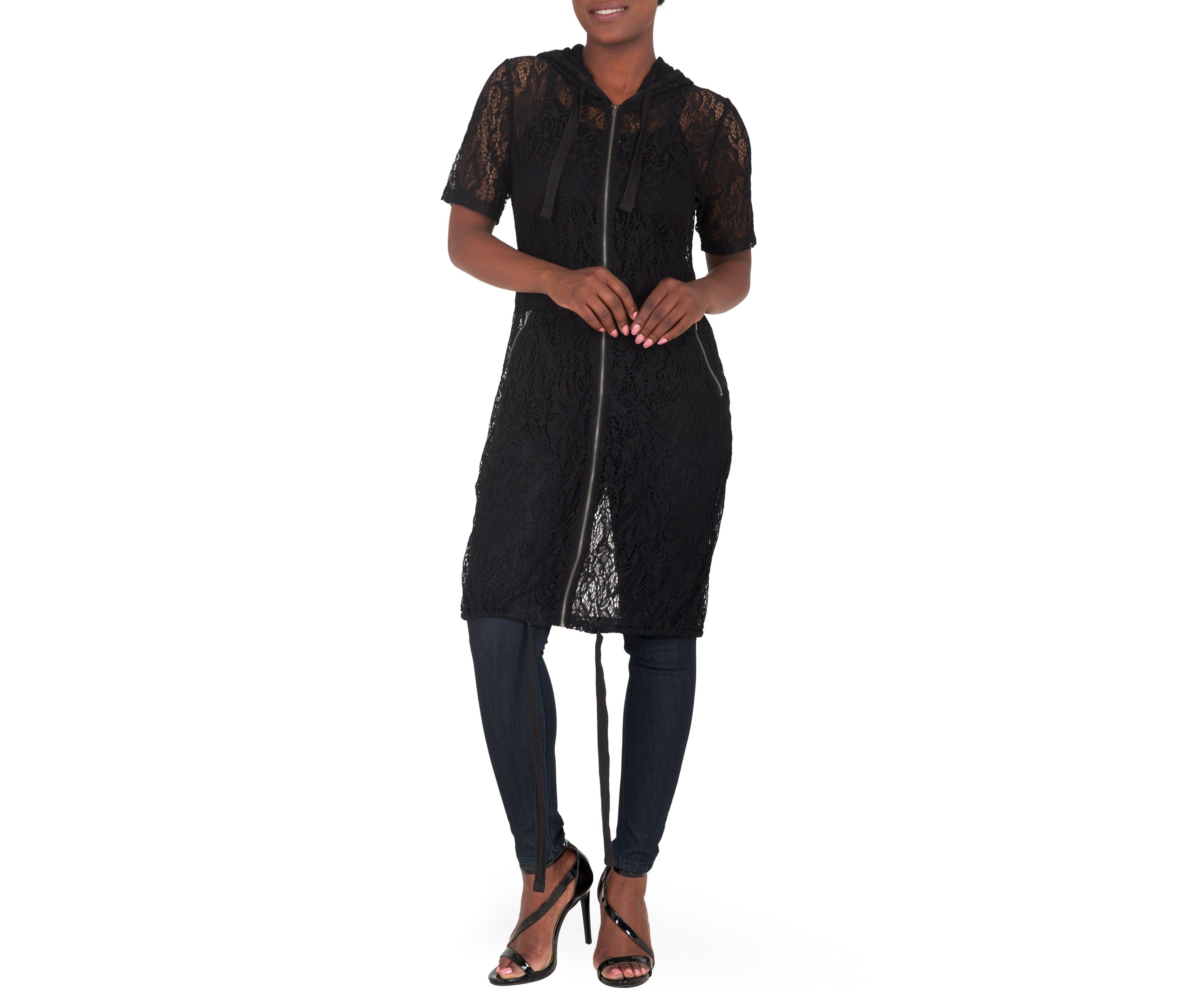 Kenny Long Lace Elbow Sleeve Jacket