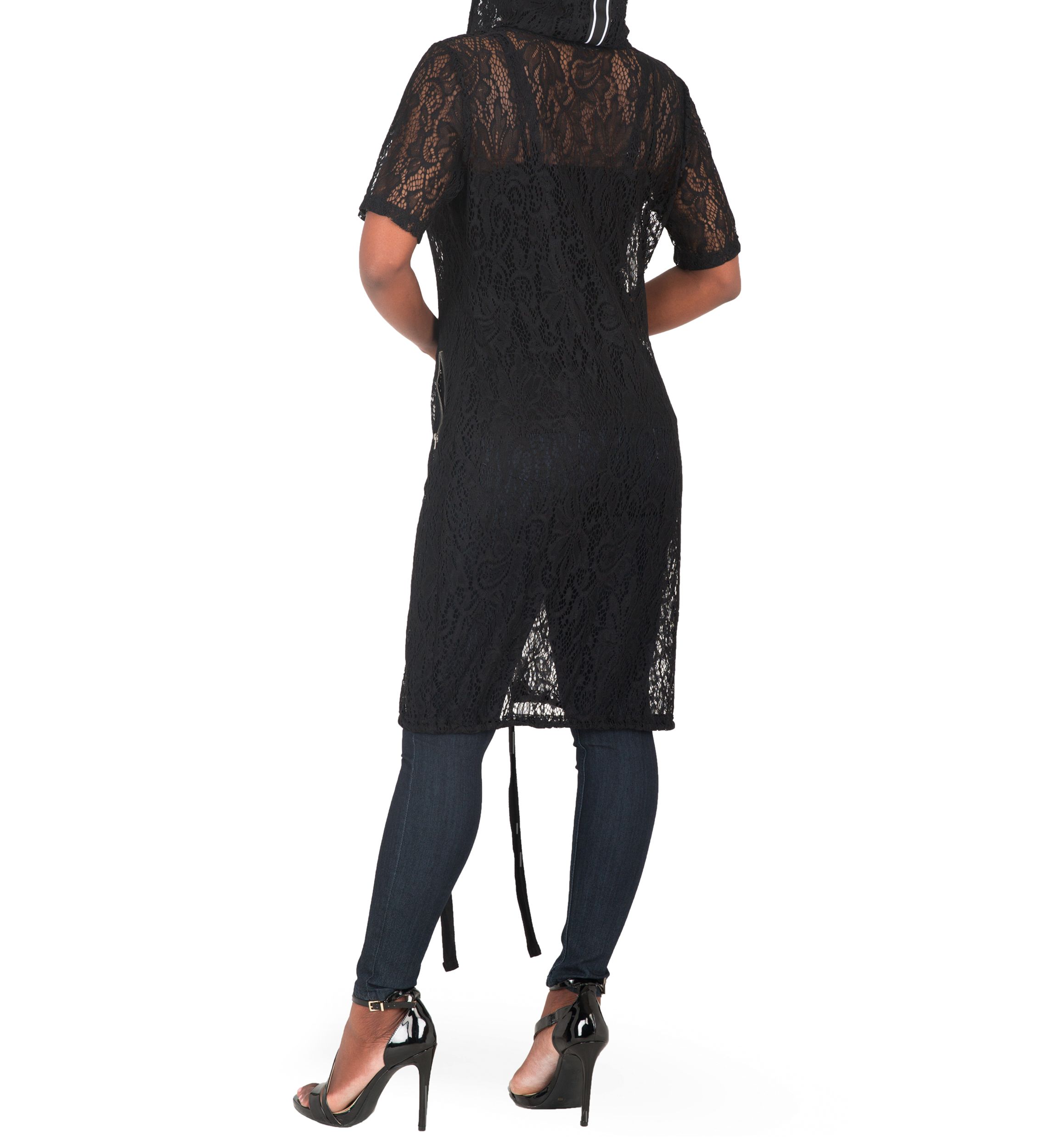 Kenny Long Lace Elbow Sleeve Jacket