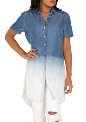 Poetic Justice Women's Regina Tencel® Top, Light Blue, Small