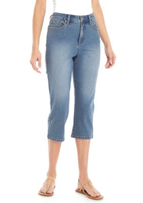 Kim Rogers® 5-Pocket Denim Capri | belk