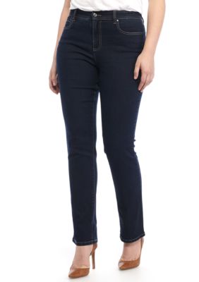 Large high waisted straight leg jeans motion straight leg jeans black ladies yonge