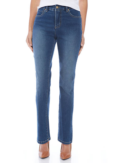 Kim Rogers® Petite Jones Straight Jeans - Short Length | belk