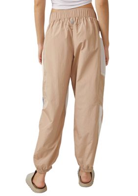 Coach Women Khaki Signature Logo Joggers, S| Luxury Activewear for Women | Darveys