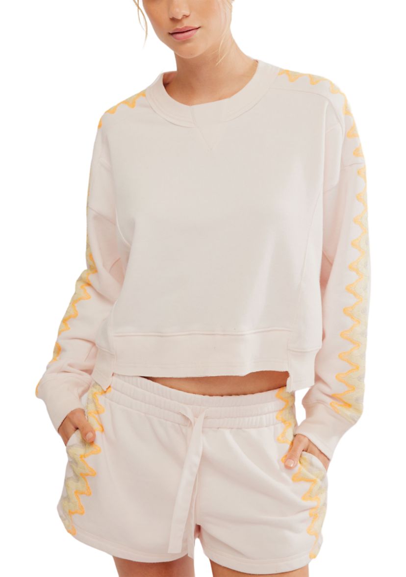 Feeling Wavy Intercept Pullover Sweater