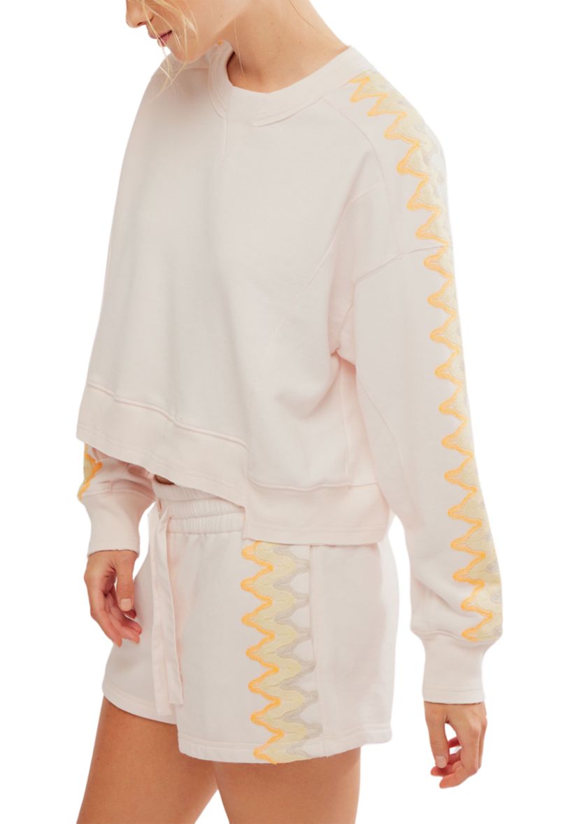 Feeling Wavy Intercept Pullover Sweater