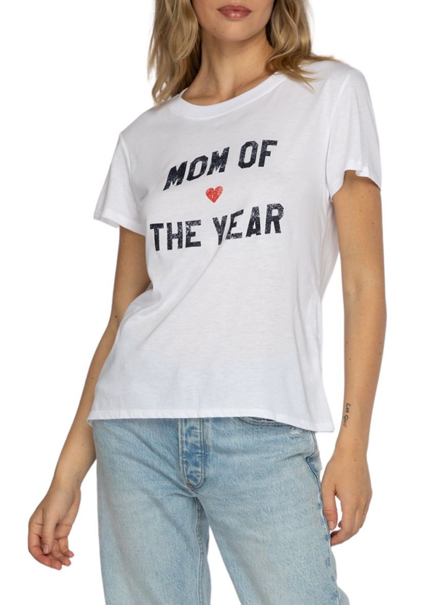 Mom of the Year Graphic T-Shirt 