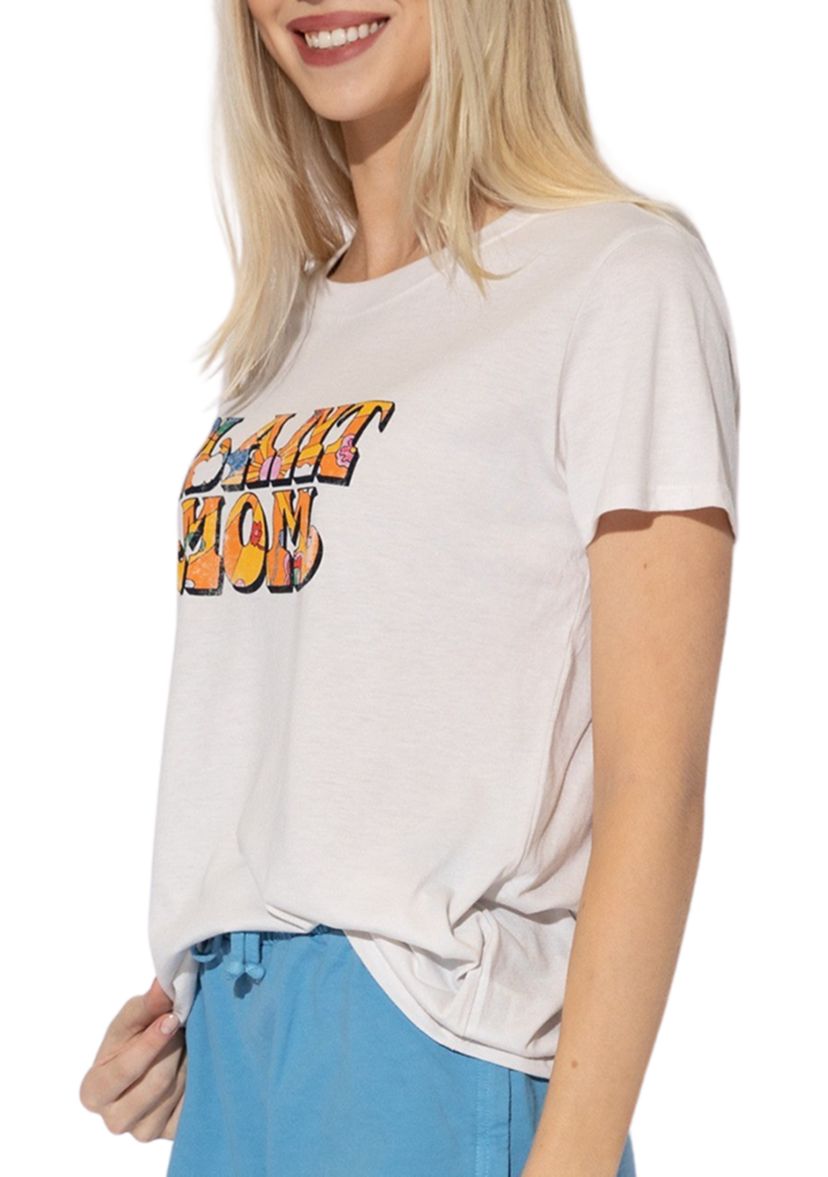 Short Sleeve Plant Mom Graphic T-Shirt 