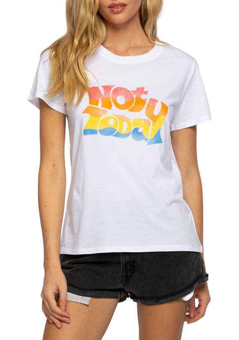 Sub_Urban RIOT® Womens Not Today Rainbow Loose Graphic