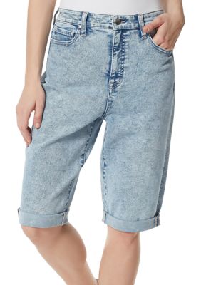LinYooLi Women's Cargo Shorts Casual Athletic Camping Hiking Baggy Gothic Summer Bermuda Shorts With Pockets