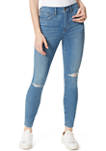 Womens High Rise Skinny Jeans 