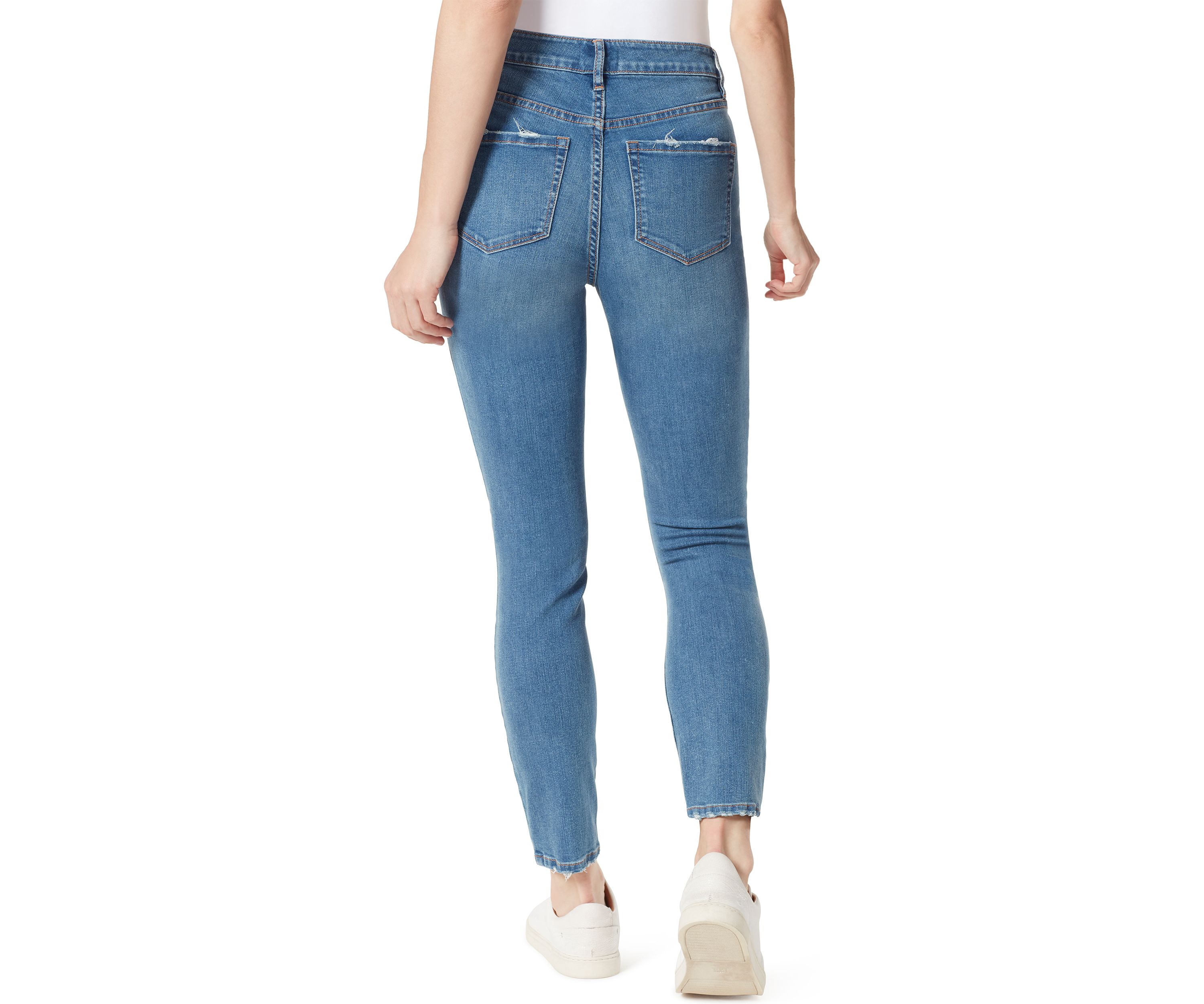 Womens High Rise Skinny Jeans 
