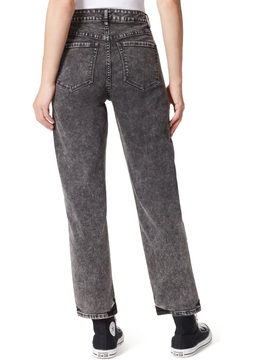High Rise Straight Leg Jeans 