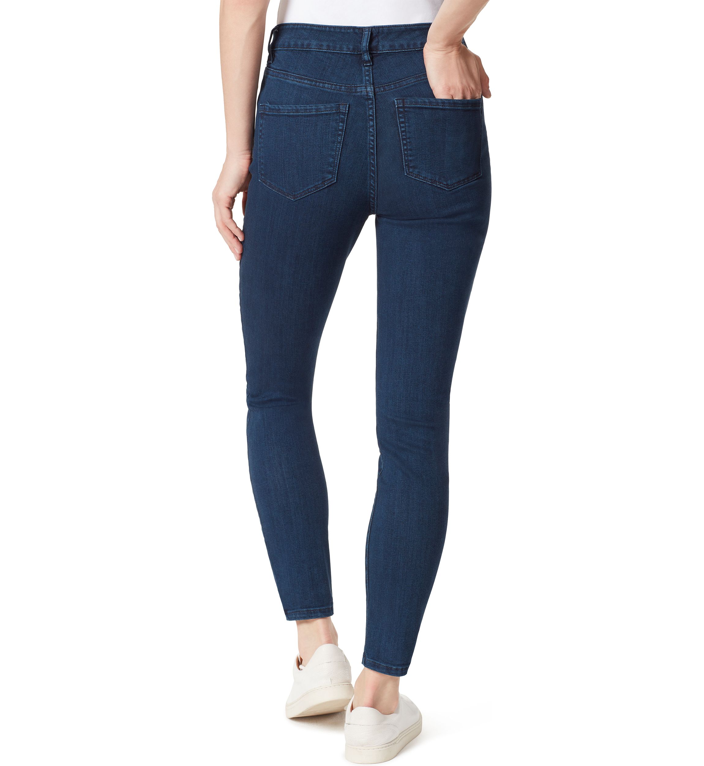 Womens High Rise Skinny Jeans