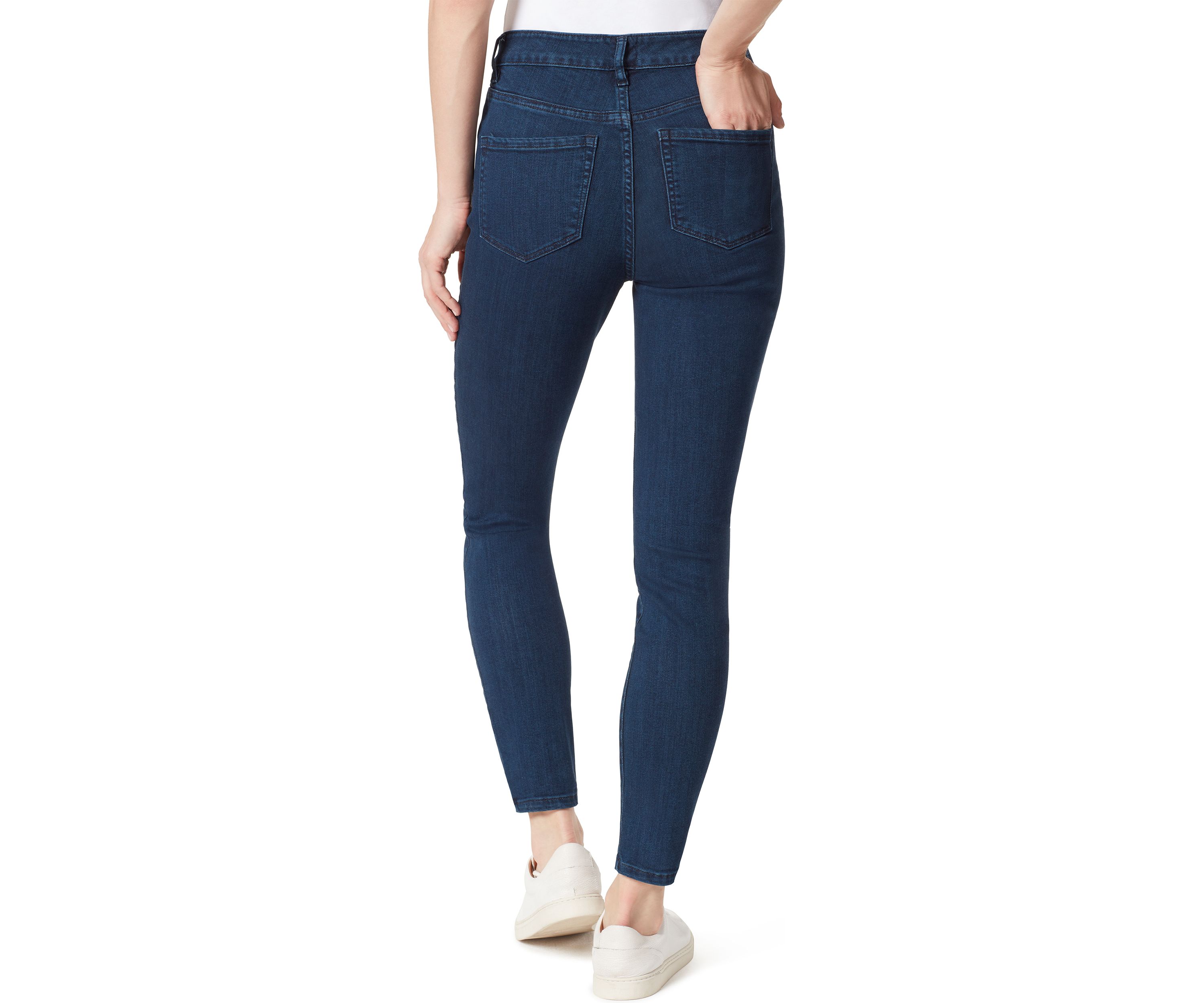 Womens High Rise Skinny Jeans