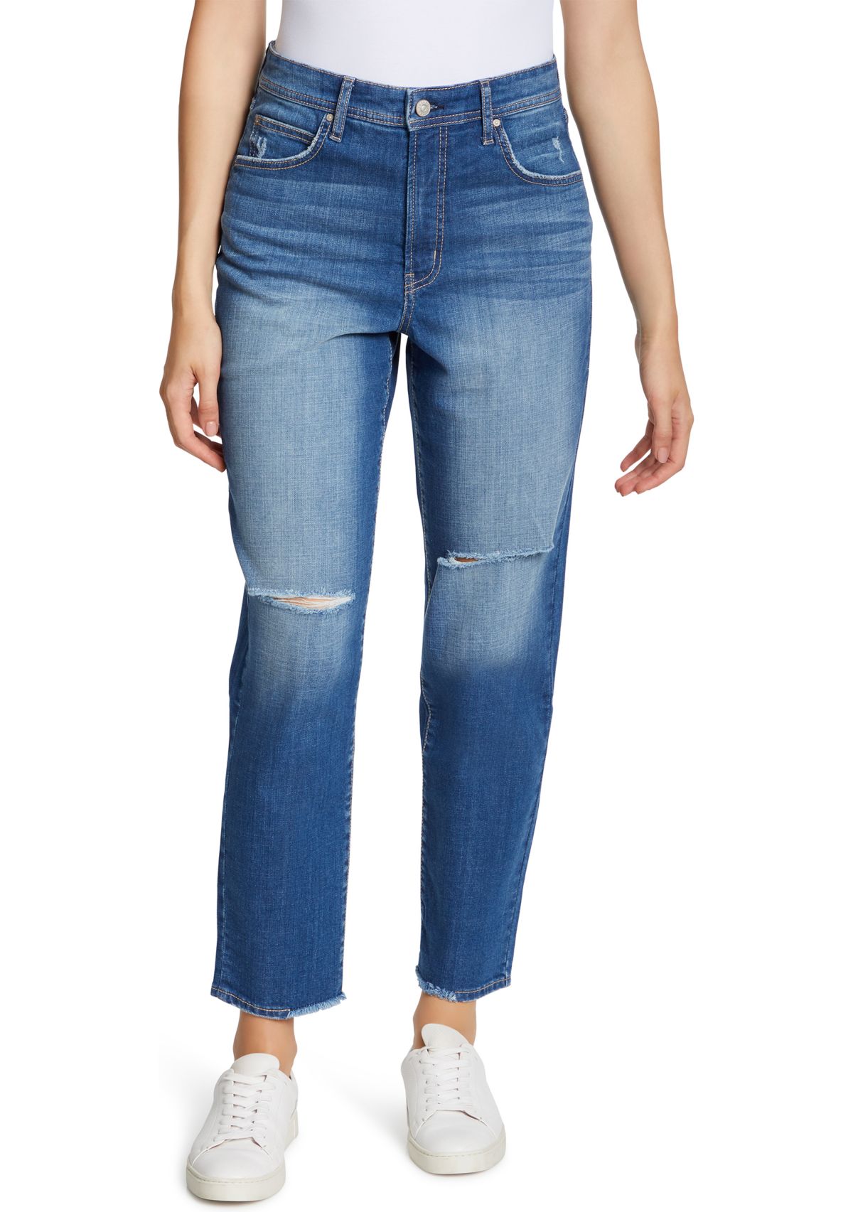 Womens Tapered Boyfriend Jeans