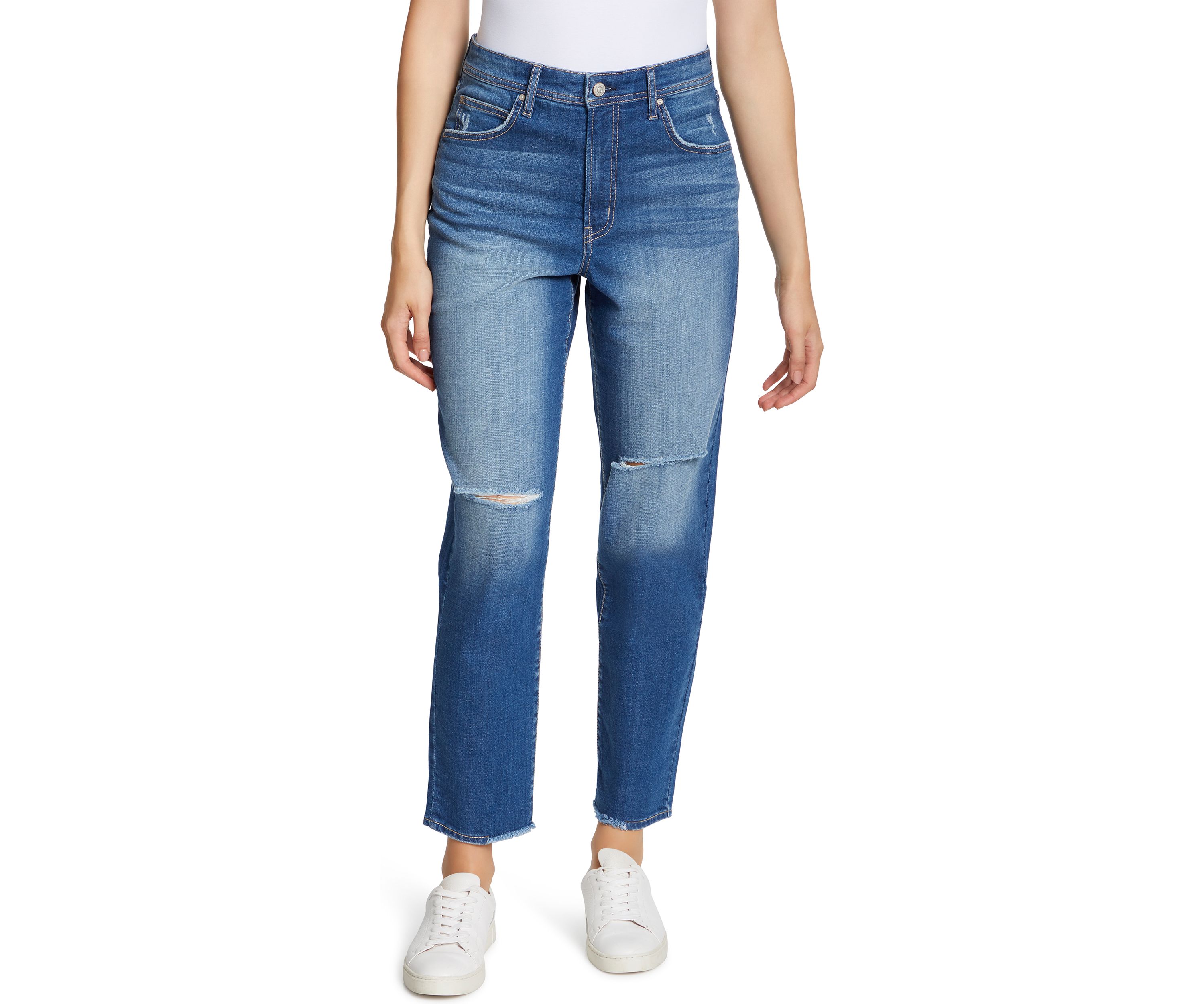 Womens Tapered Boyfriend Jeans