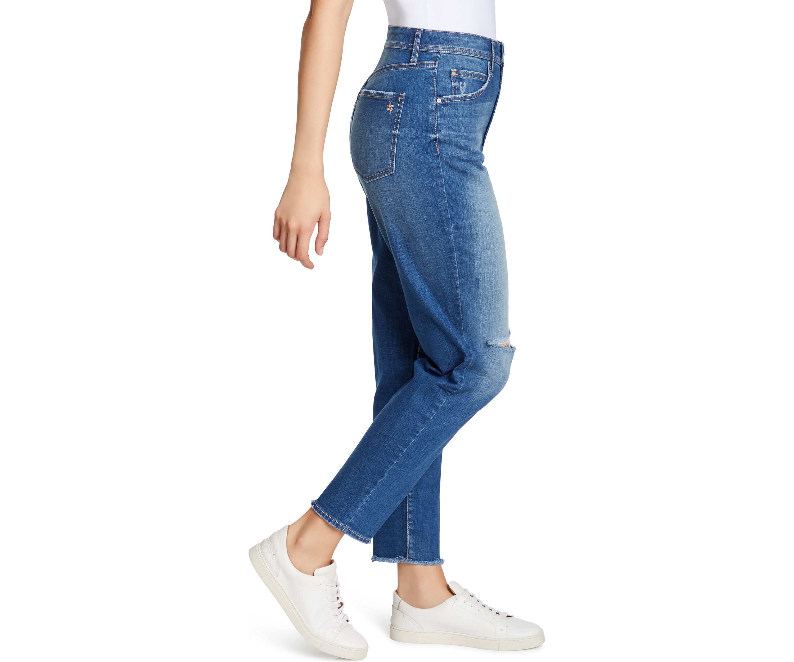 Womens Tapered Boyfriend Jeans
