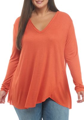 belk women's plus size tops