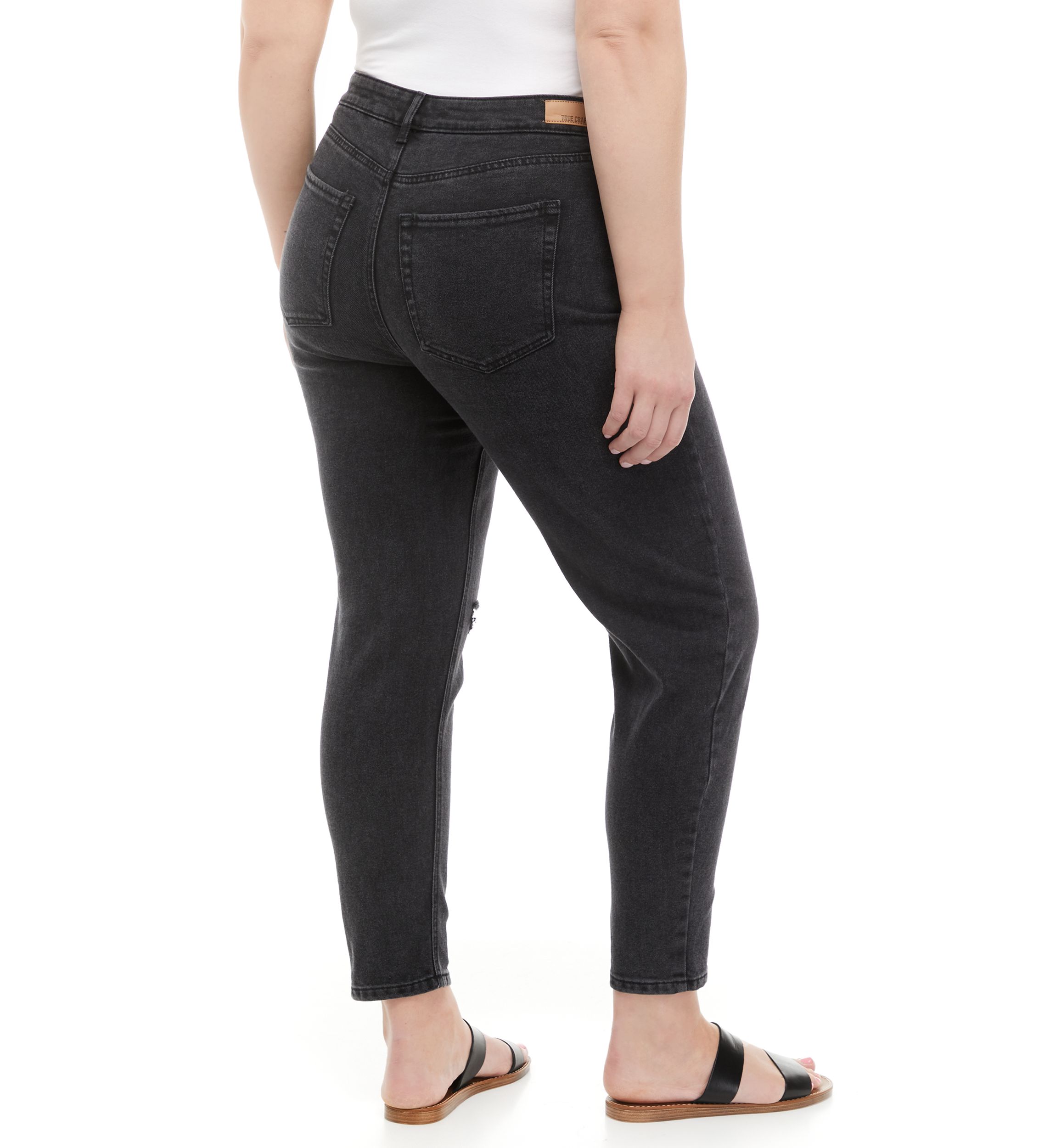 Plus Size High Rise Mom Jeans 