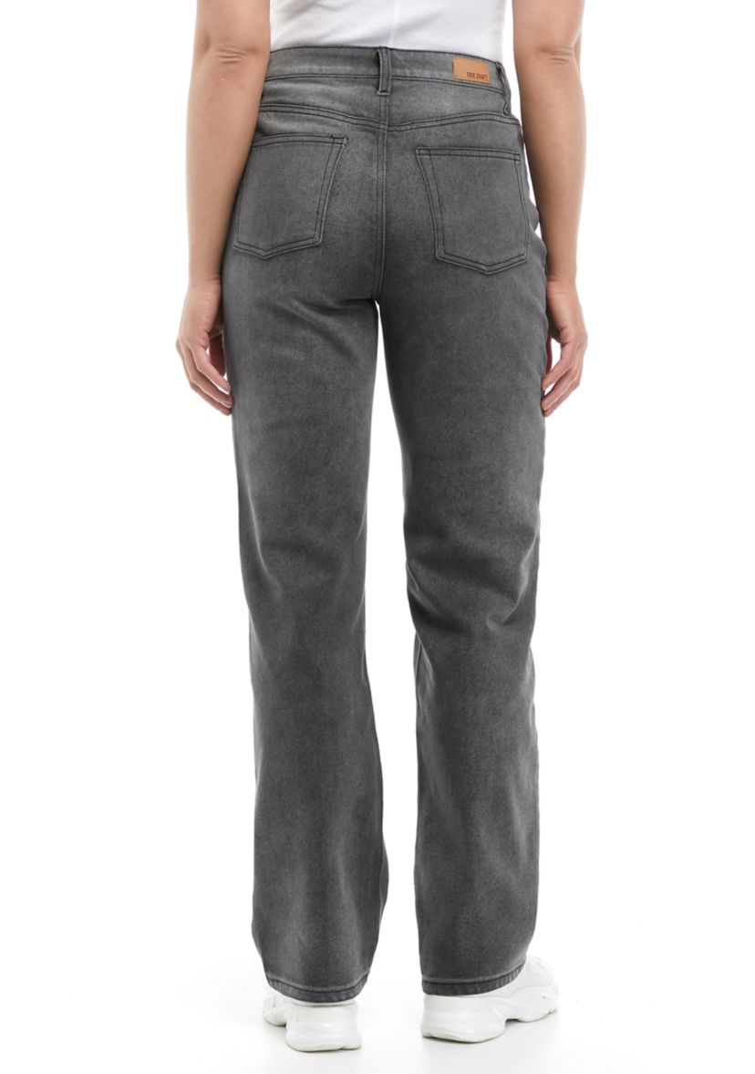 5 Pocket Baggy Straight Denim Jeans
