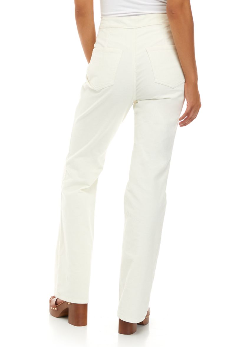 TRUE CRAFT High Rise Corduroy Flare Jeans | Belk