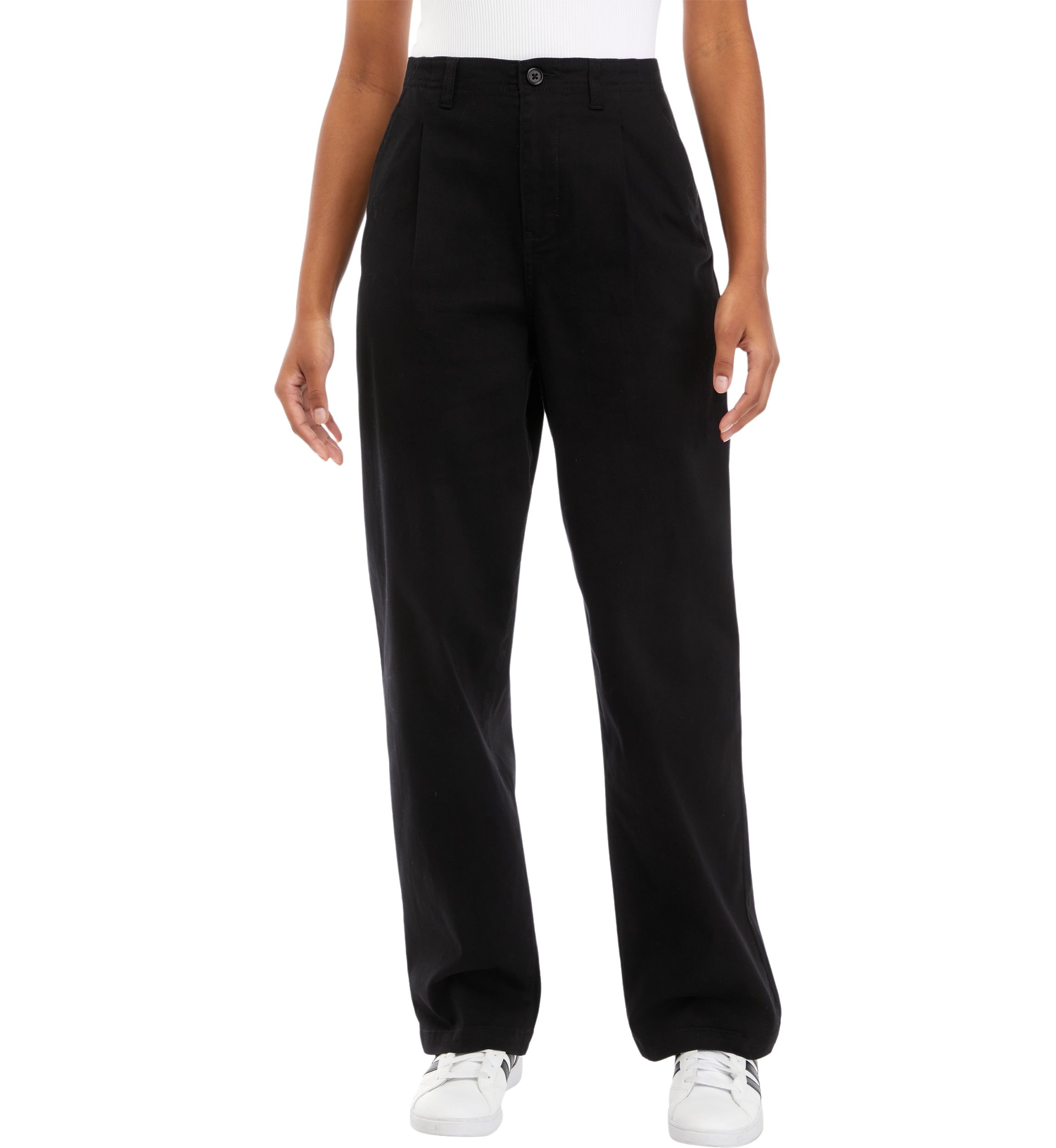 Pleated Chino Trouser Pants