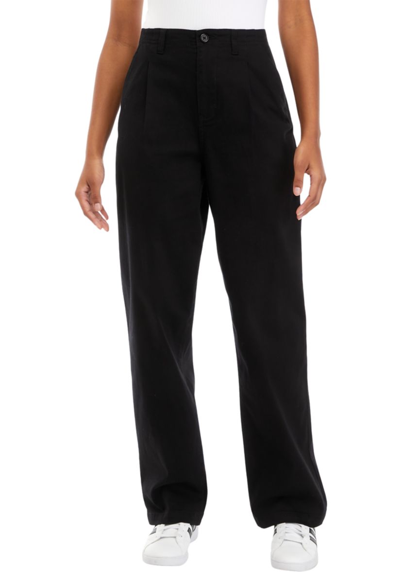 Pleated Chino Trouser Pants