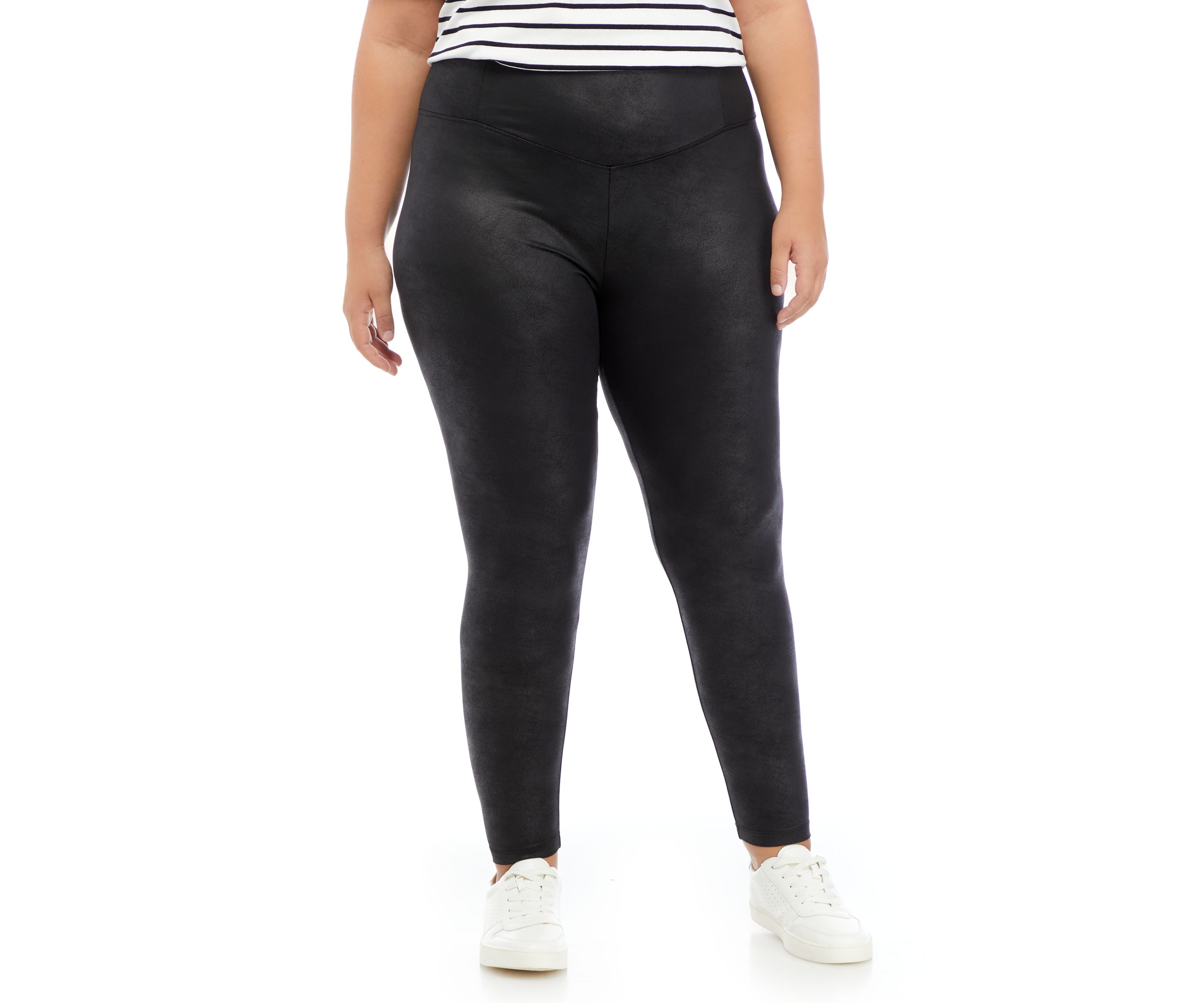 Plus Size Pull On Shine Leggings 
