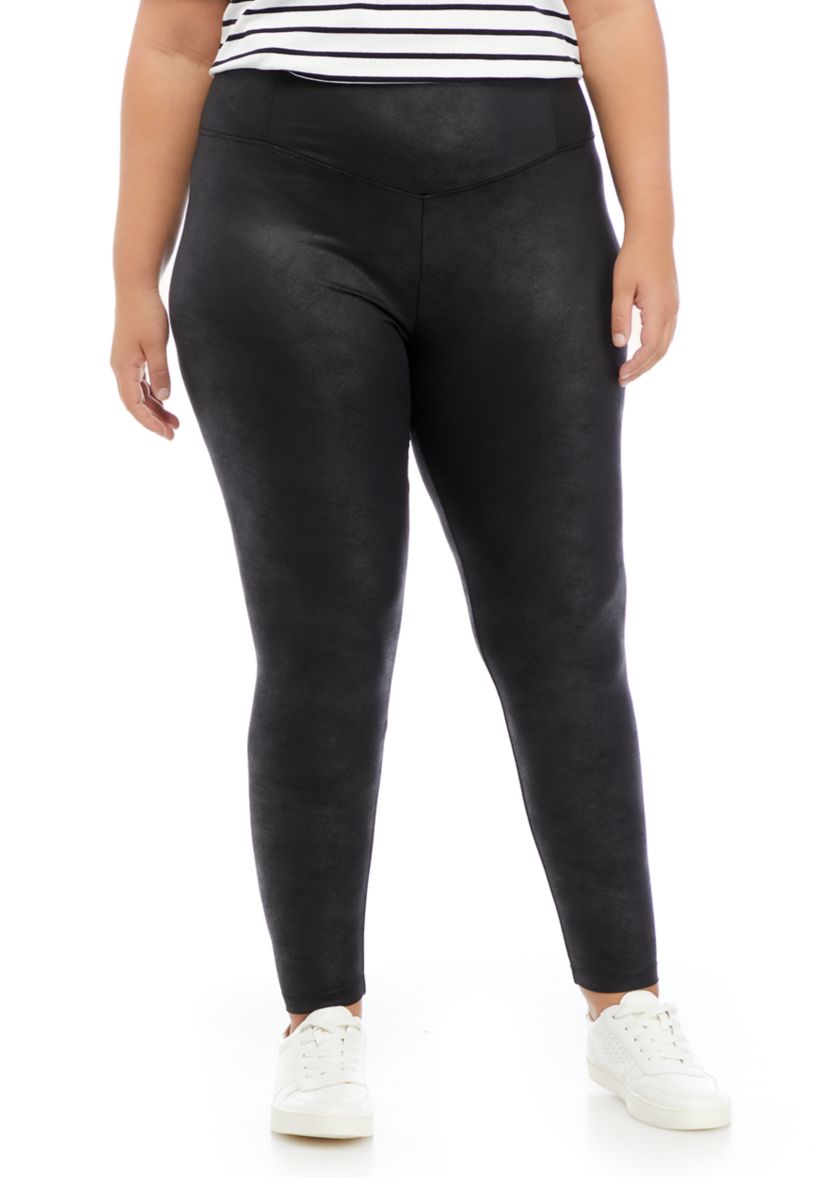 Plus Size Pull On Shine Leggings 