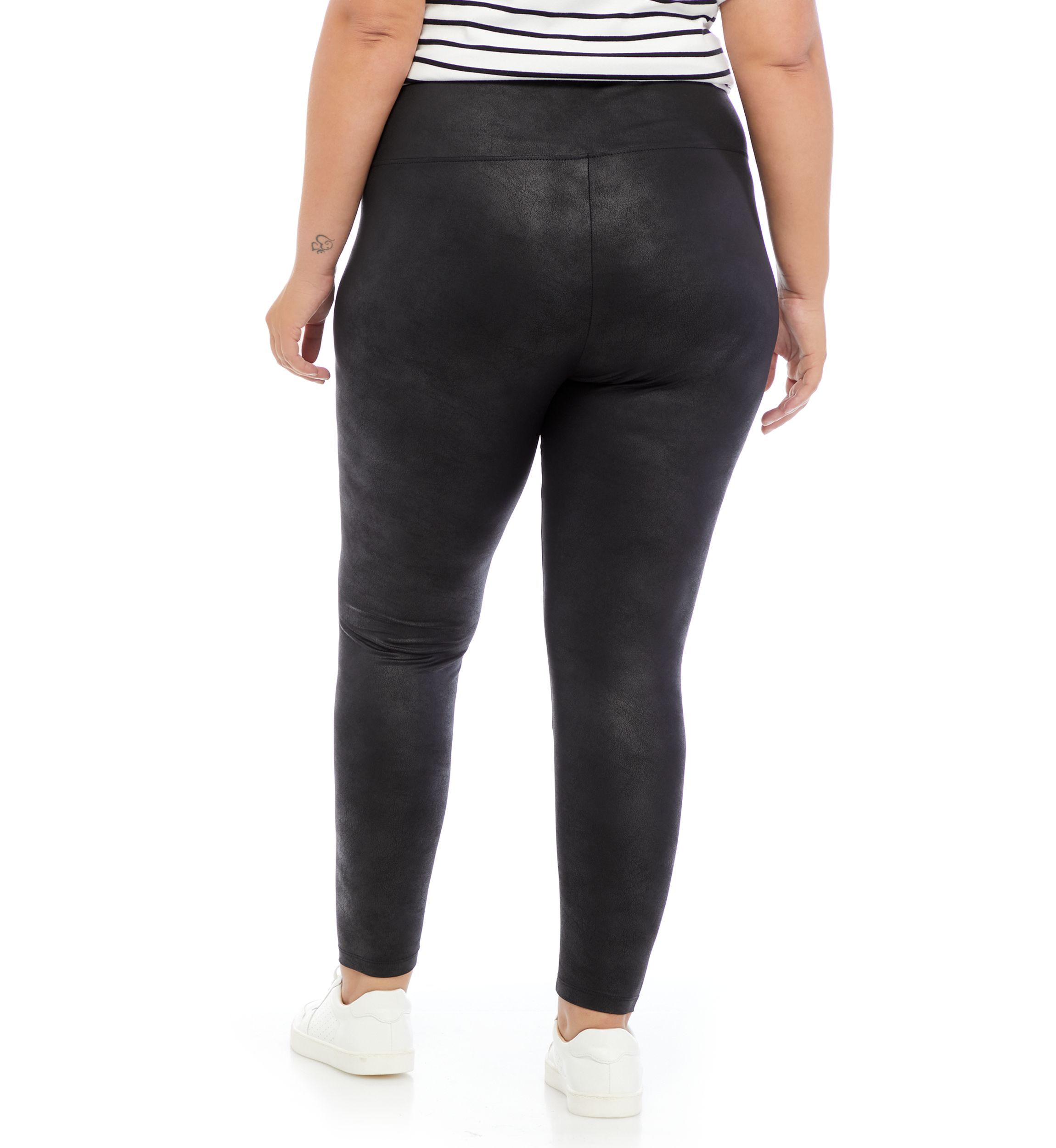 Plus Size Pull On Shine Leggings 