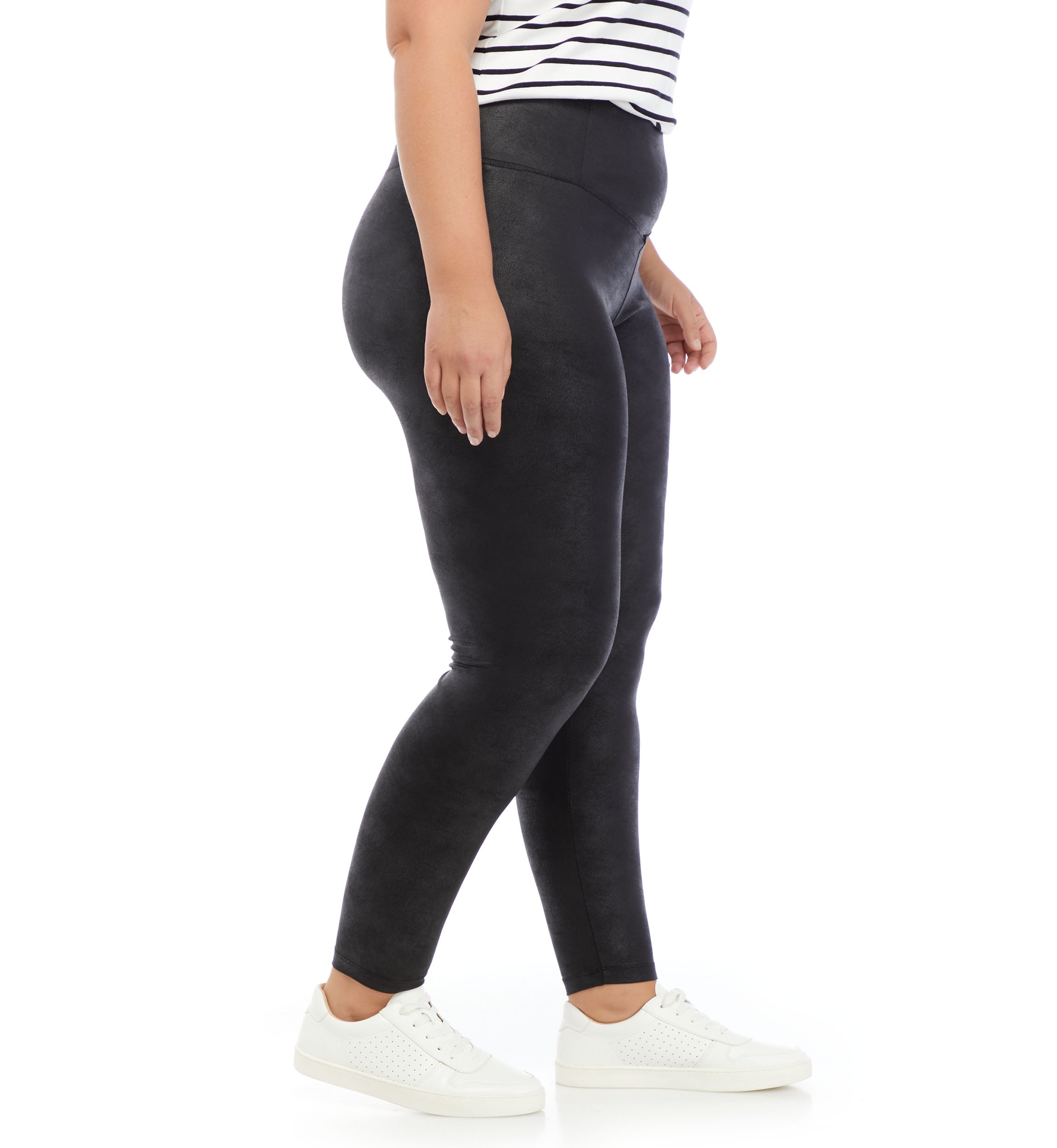 Plus Size Pull On Shine Leggings 