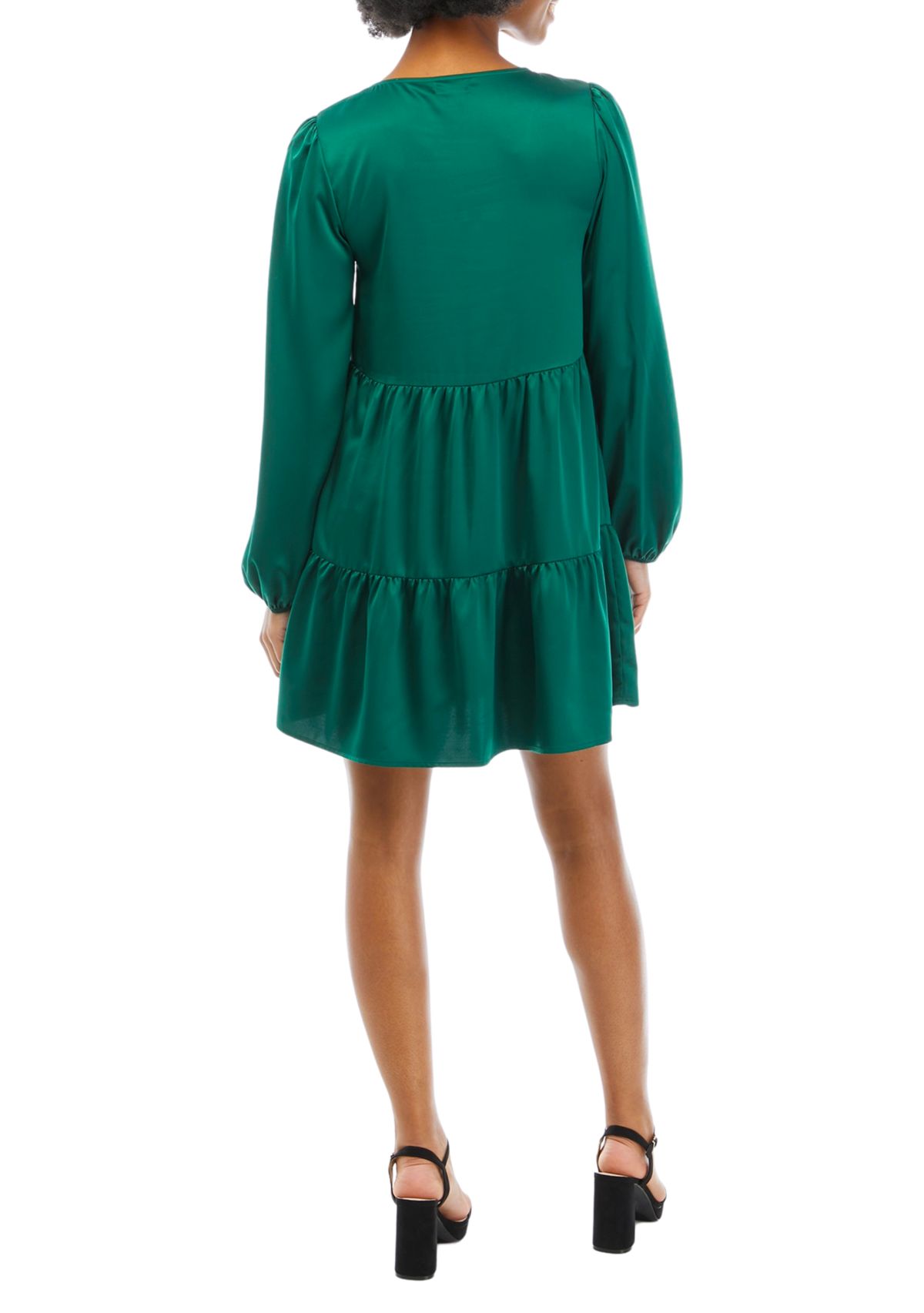 Long Sleeve Tiered Dress