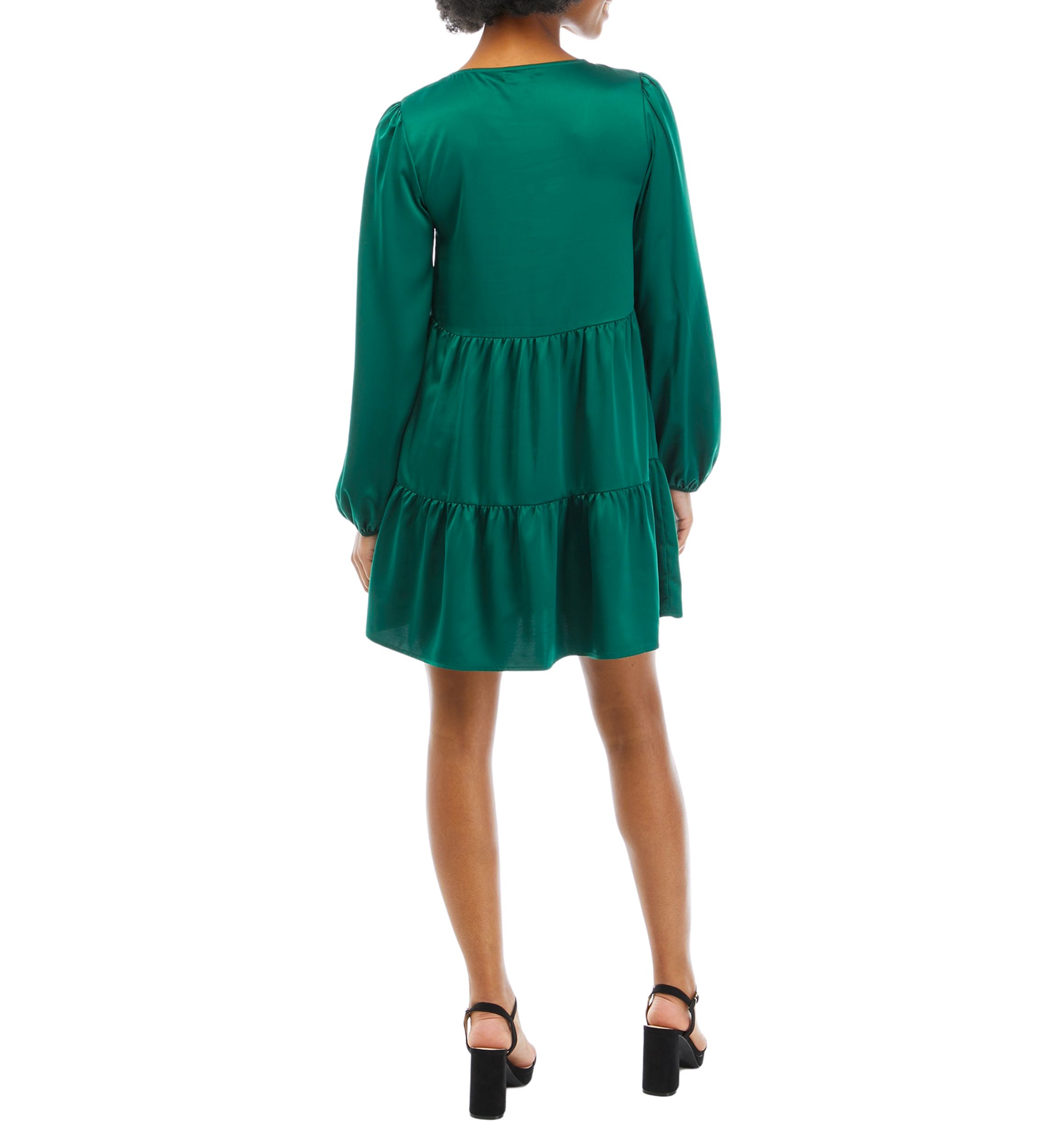 Long Sleeve Tiered Dress