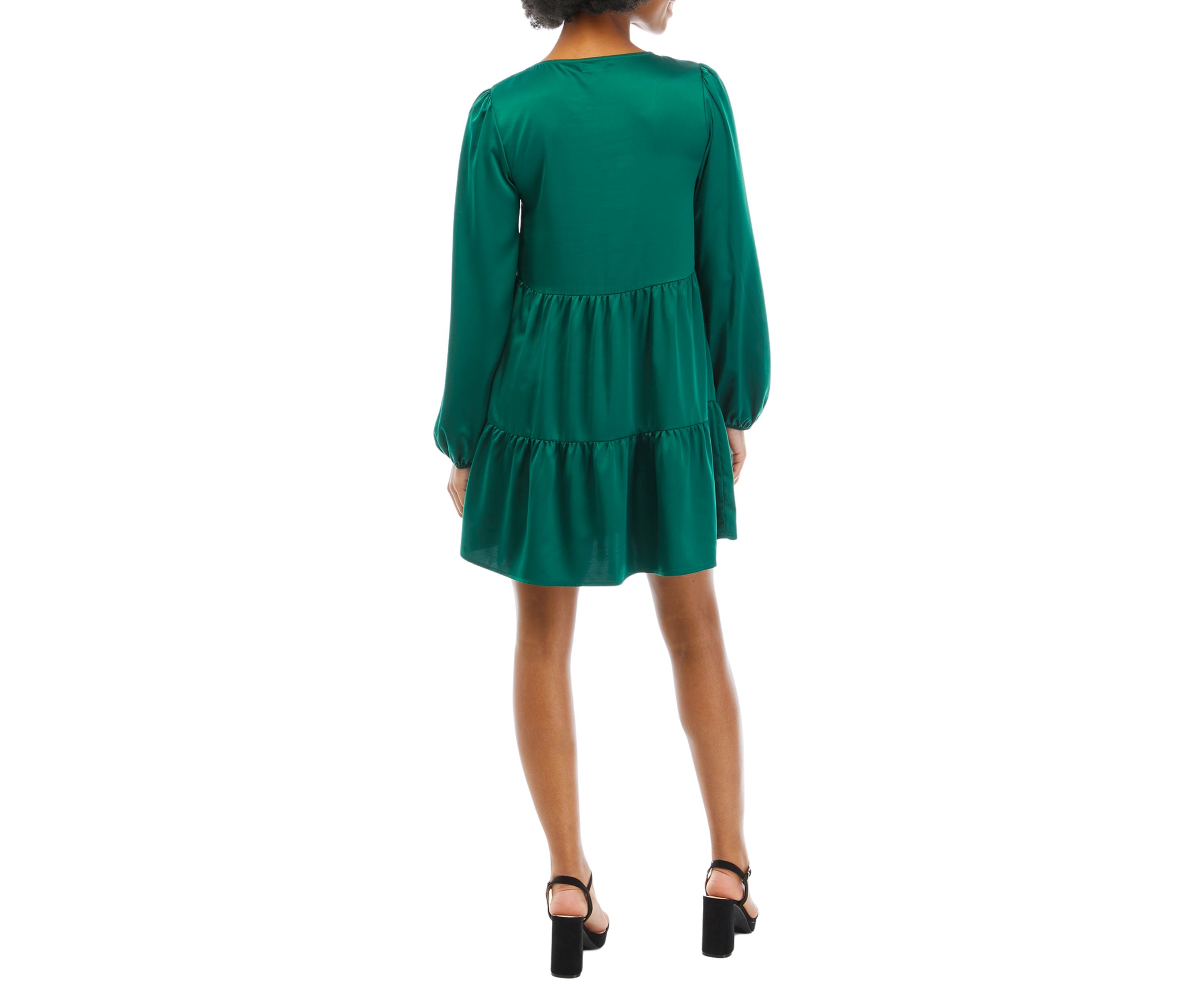 Long Sleeve Tiered Dress