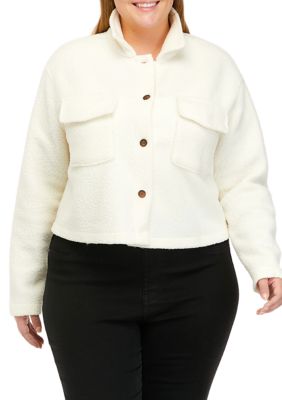 TRUE CRAFT Plus Size Sherpa Jacket | belk
