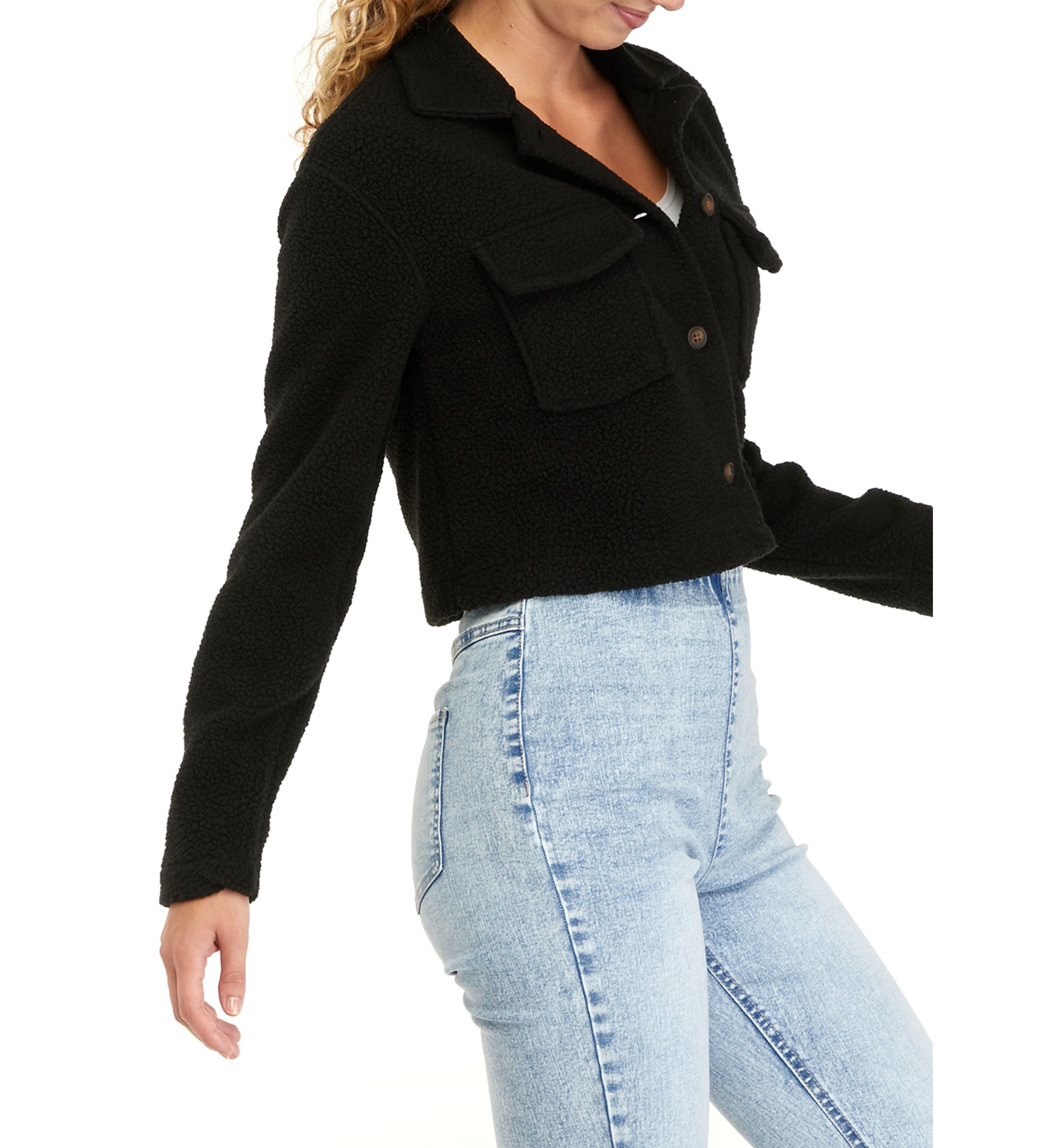 Juniors Sherpa Shacket