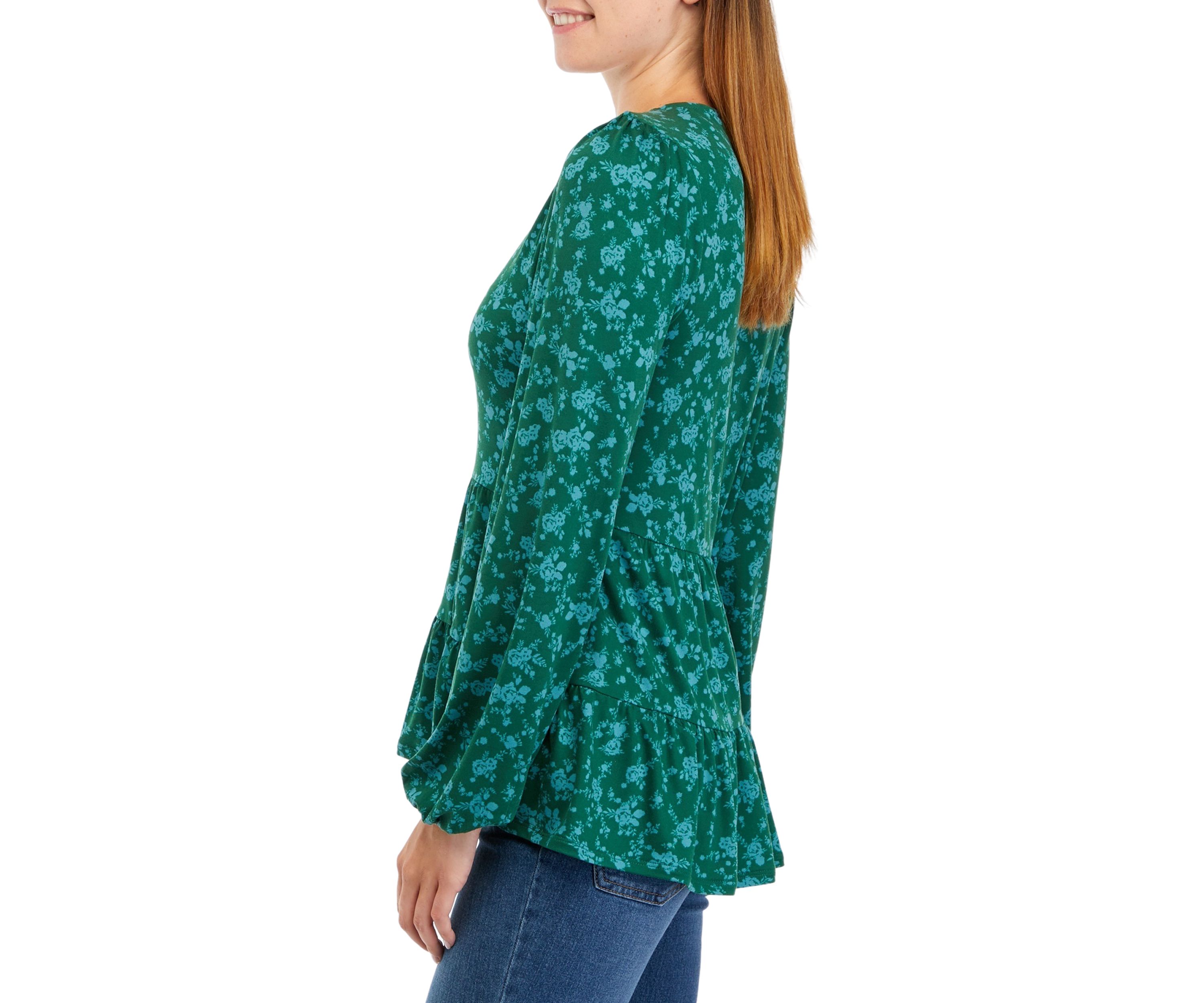 Babydoll V-Neck Knit Top