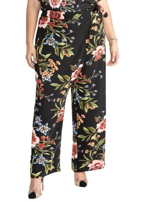 RACHEL Rachel Roy Plus Size Sami Printed Pants | belk