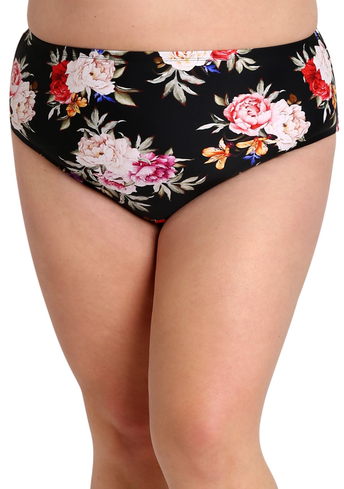 Plus Size Charlotte Floral Swim Bikini Bottoms