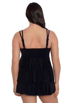 Boss Lady Triple Tier Swim Dress