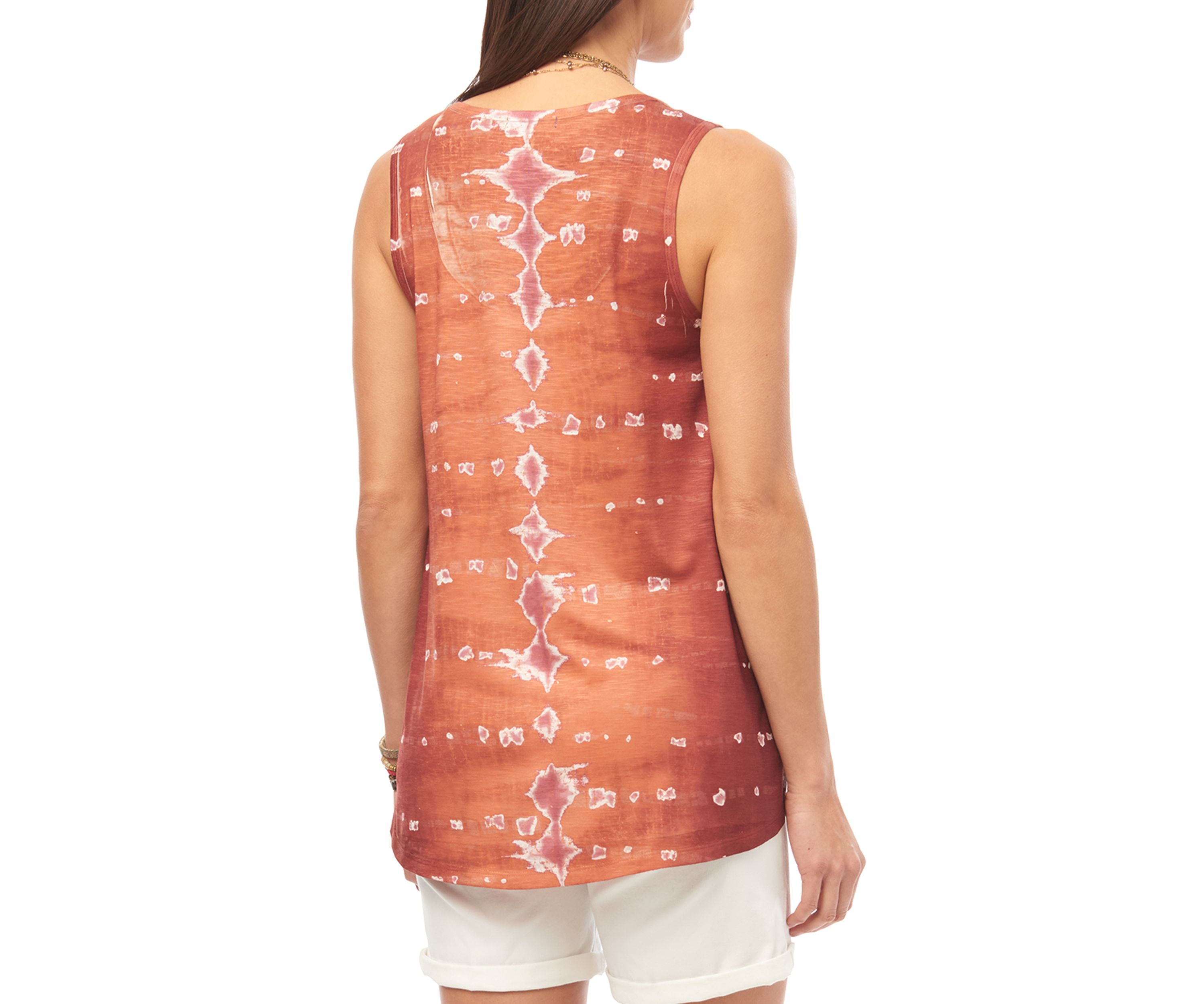 Printed Scoop Neck Tank