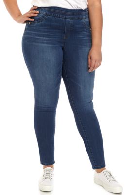 Democracy Plus Size Absolution Skinny Pull On Jeans | belk