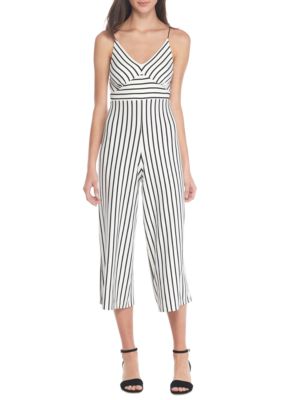 Polly & Esther Stripe Strappy Jumpsuit | belk